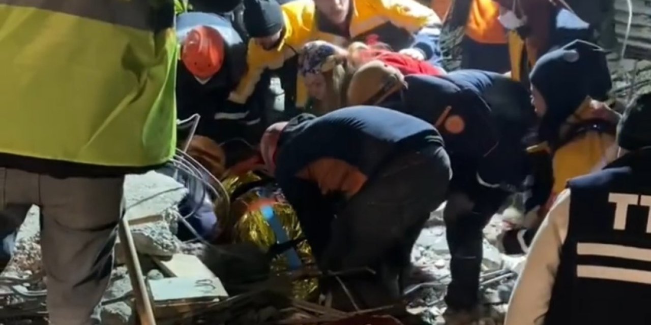 Sibel Kaya’nın 170 Saat Sonra Kurtarıldığı Anların Görüntüleri Ortaya Çıktı