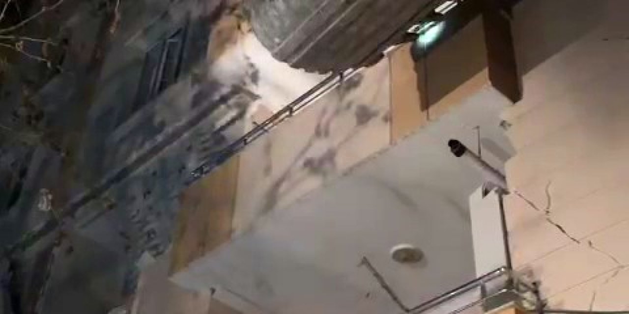 Depremden Hasar Gören Apartmandan Kedi Kurtarıldı