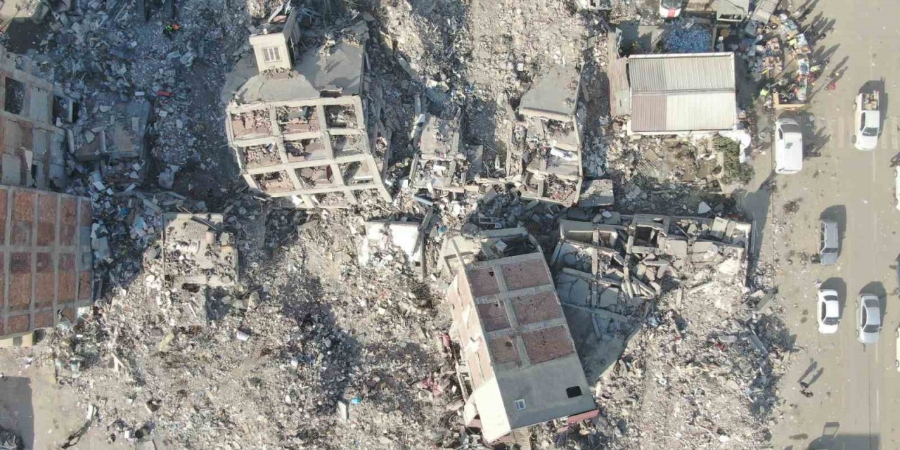 Depremin Merkezi Kahramanmaraş’ta Son Durum Havadan Görüntülendi