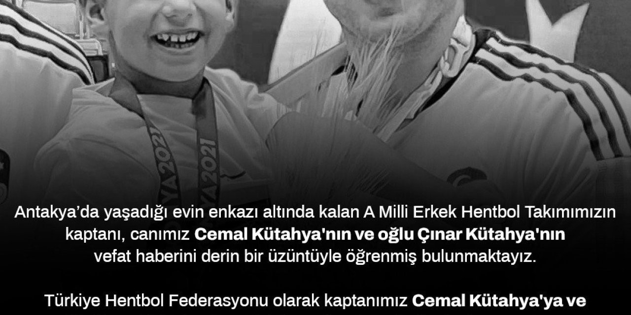 Thf: "kaptanımız Cemal Kütahya Ve Oğlu Çınar’ı Kaybettik"