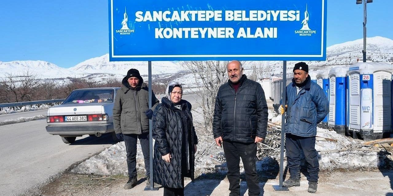 Sancaktepe Belediyesi, Deprem Bölgesinde Konteyner Kent Kuruyor