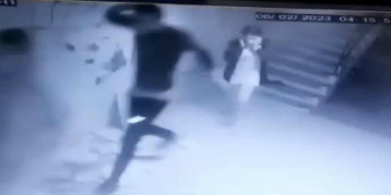 Depremden Kaçma Anı Ve Duvarların Patlaması Güvenlik Kamerasına Yansıdı