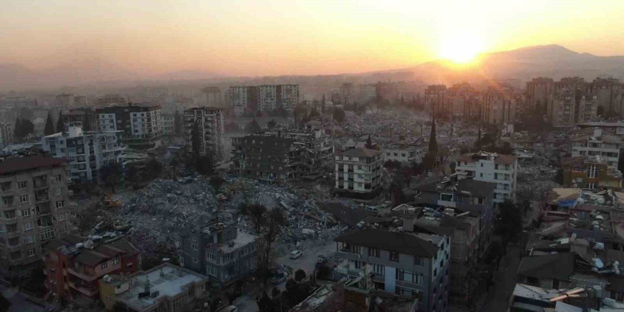 Depremin 10’uncu Gününde Hatay’daki Yıkım Havadan Görüntülendi