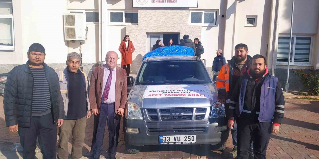 Silifke İlçe Milli Eğitim Müdürlüğünden Deprem Seferberliği