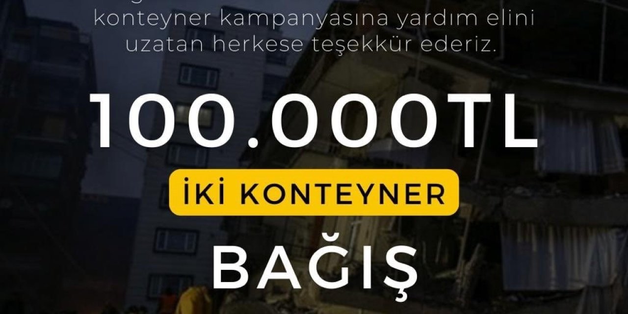Keşanspor Topladıkları 100 Bin Tl’yi Yaşam Konteyneri Kampanyasına Yatırdı