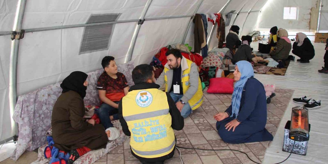 Depremden Etkilenen Vatandaşlara Psikolojik Destek Sürüyor