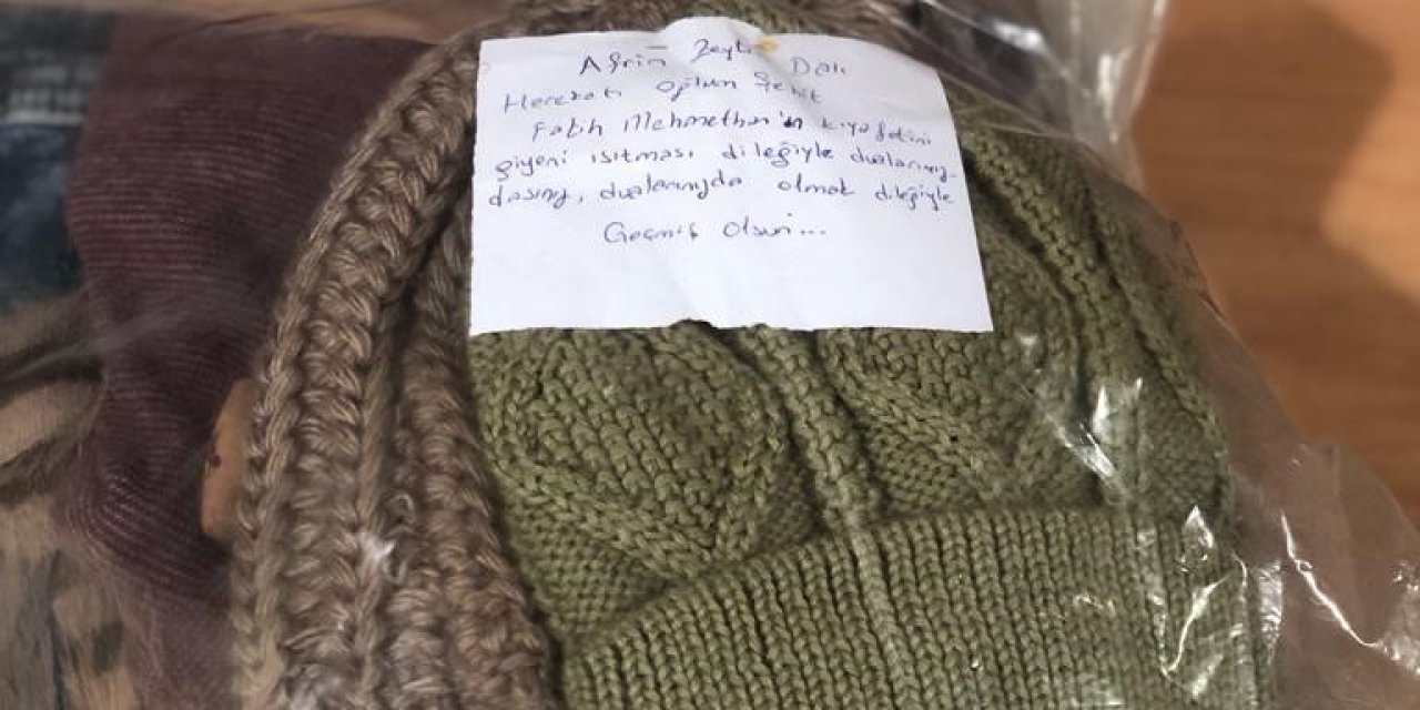 Şehit Oğlunun Gözü Gibi Sakladığı Eşyalarını Depremzedelere Gönderdi