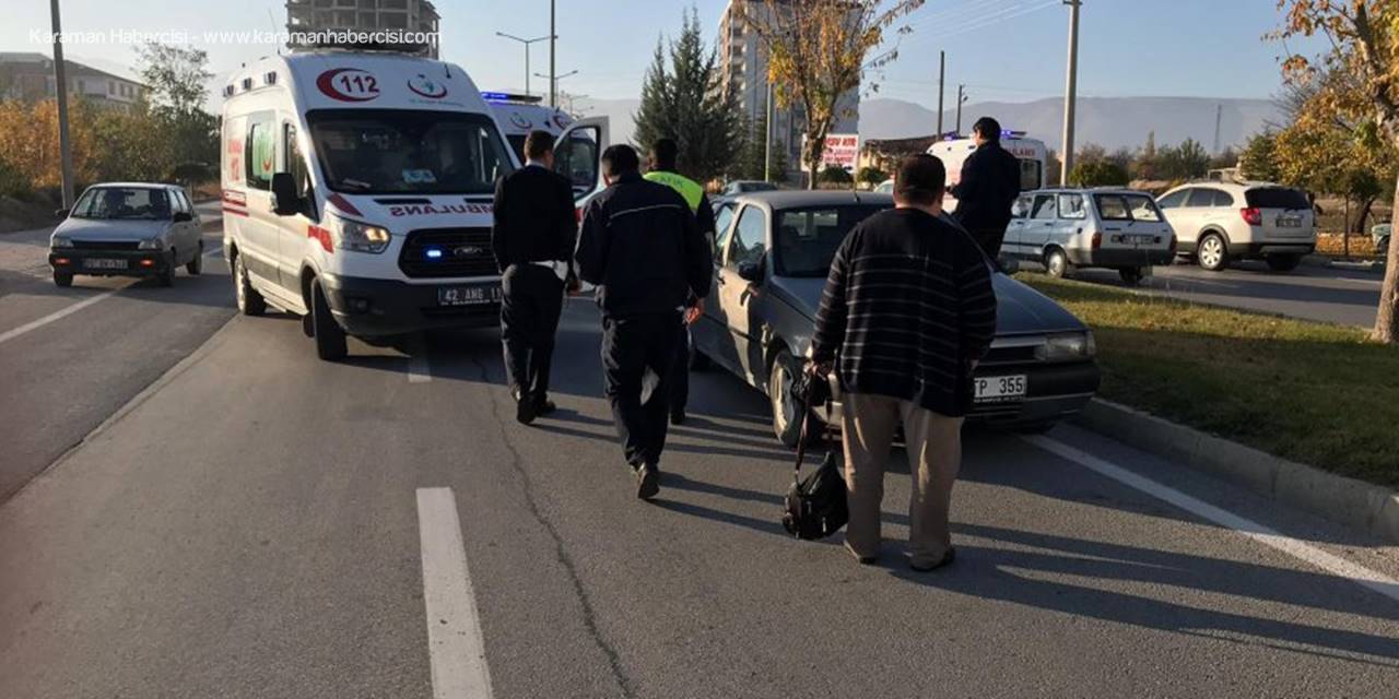 Otomobil Yolun Karşısına Geçmeye Çalışan 3 Kişiye Çarptı