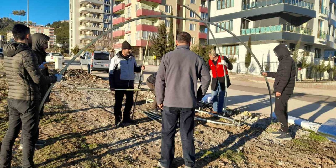 Gazipaşa Arama Kurtarma Ekibi Adıyaman’a Gitti