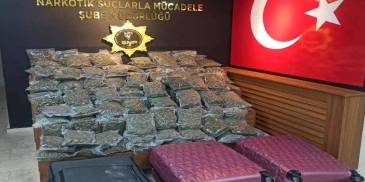 Şanlıurfa’da 59 Kilo 650 Gram Skunk Ele Geçirildi: 5 Gözaltı