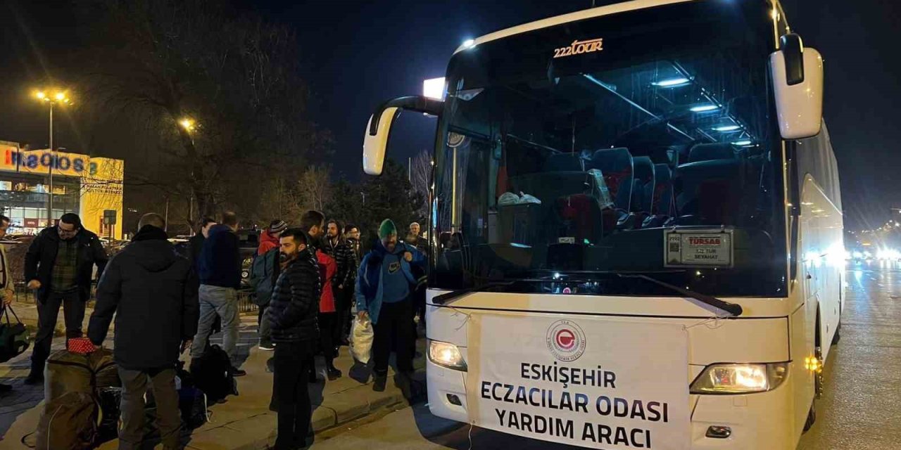 Eskişehir Eczacılar Odası’nın Deprem Bölgelerine İlaç Temini Devam Ediyor