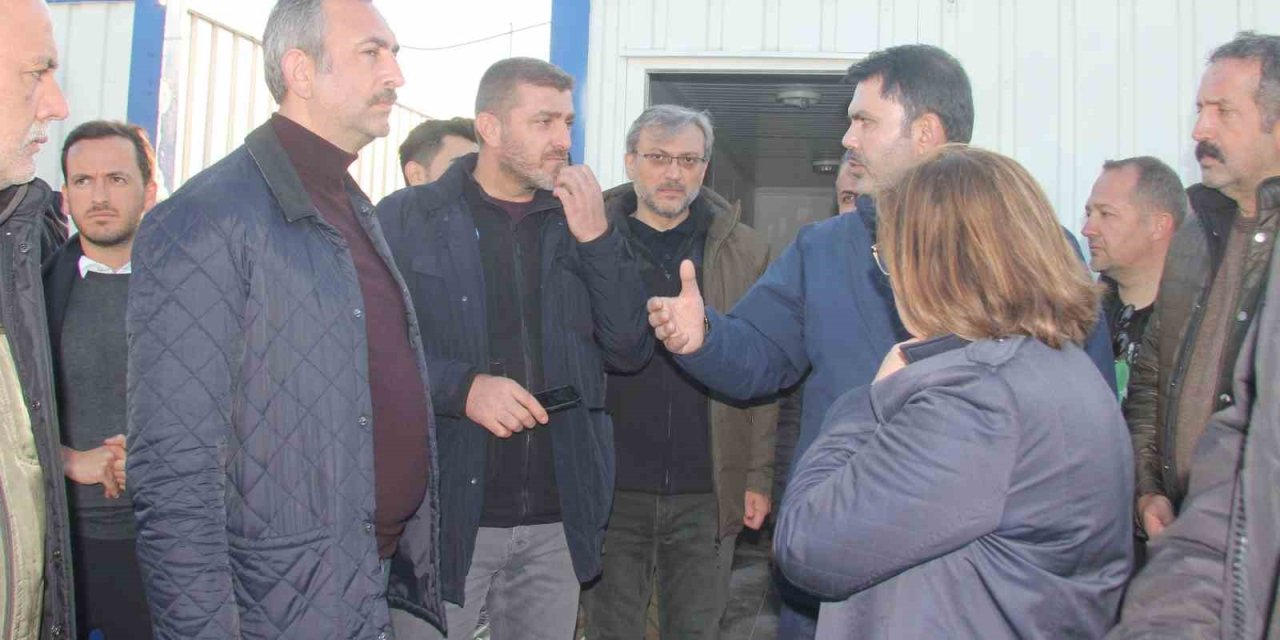 Bakan Kurum, İslahiye’deki Konteyner Kent Çalışmalarını İnceledi