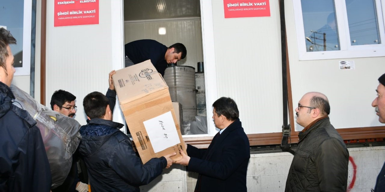 Eskişehir Adliyesi’nden Deprem Bölgesi Elbistan’a Yardım