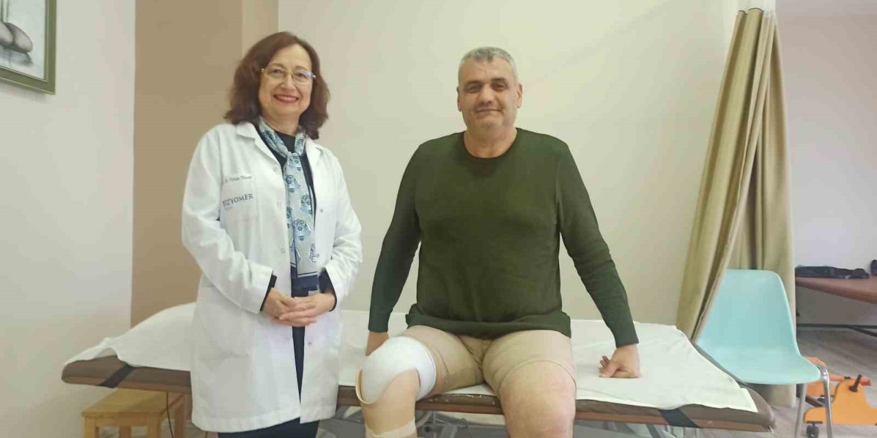 Bir Bacağı Protez Olan Gazinin Yürümesini Bel Fıtığı Da Engelleyemedi