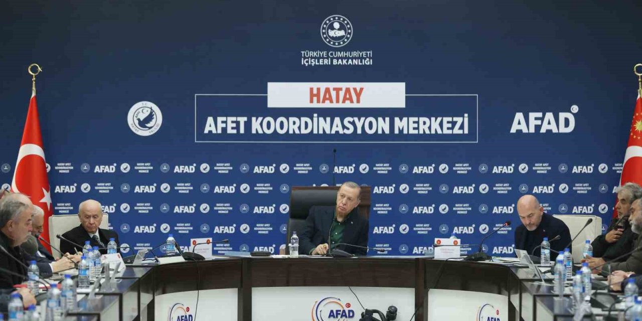 Cumhurbaşkanı Erdoğan, Hatay’da Kanaat Önderleri Ve Stk Temsilcileri İle Bir Araya Geldi