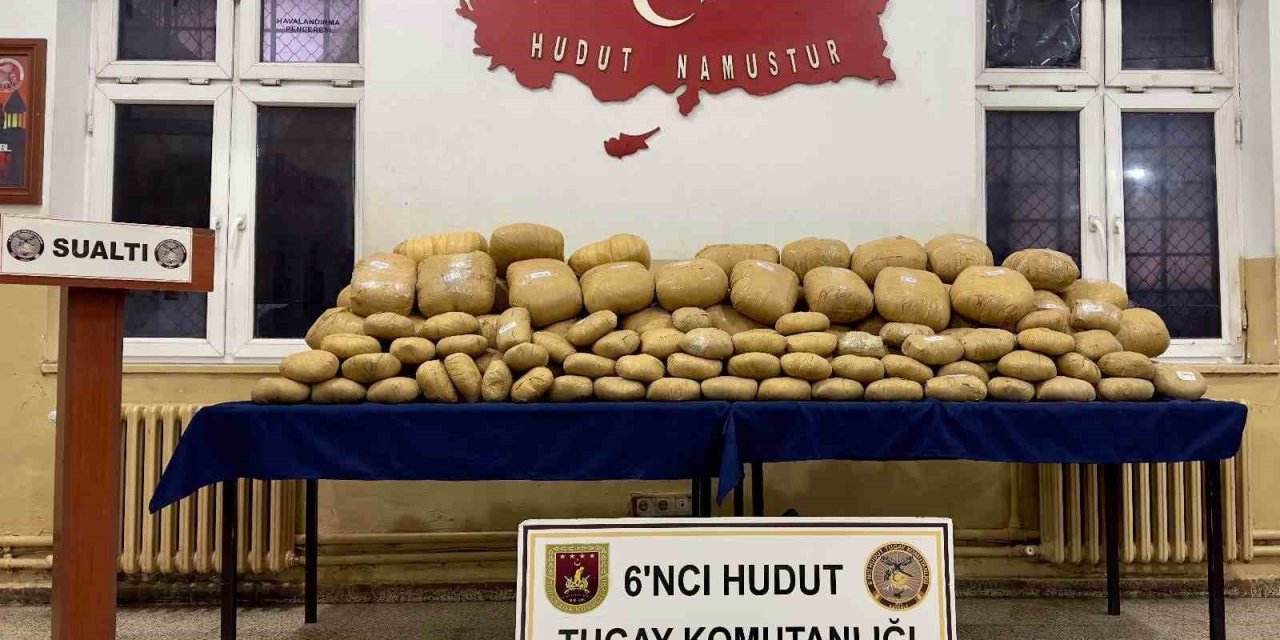 Van’daki Arama Tarama Faaliyetinde 486 Kilogram Uyuşturucu Madde Ele Geçirildi