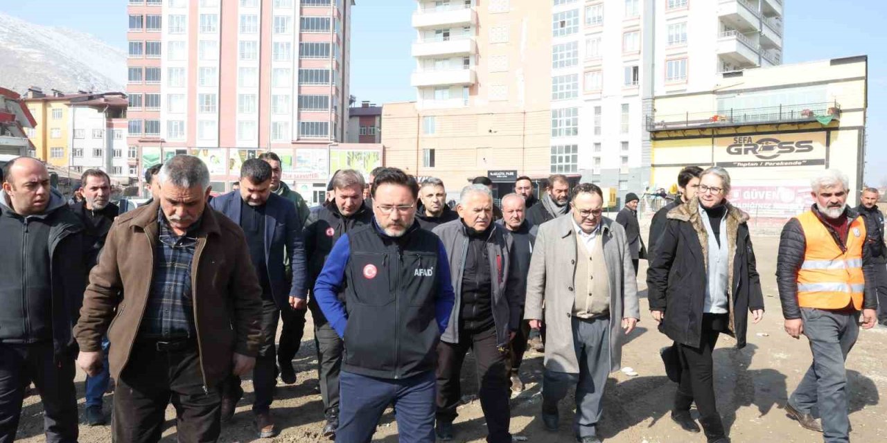 Elbistan’a Kazandırılacak Konteyner Çarşının Altyapısında Sona Gelindi