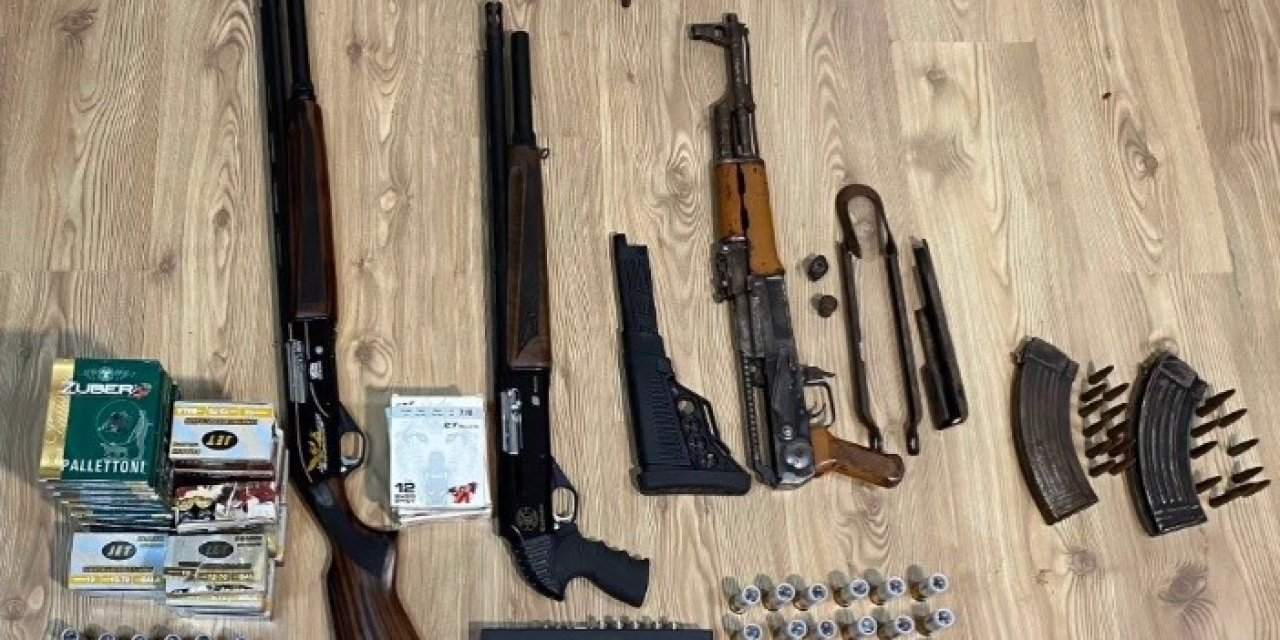 Mersin’de 3 Adet Ruhsatsız Silah Ele Geçirildi