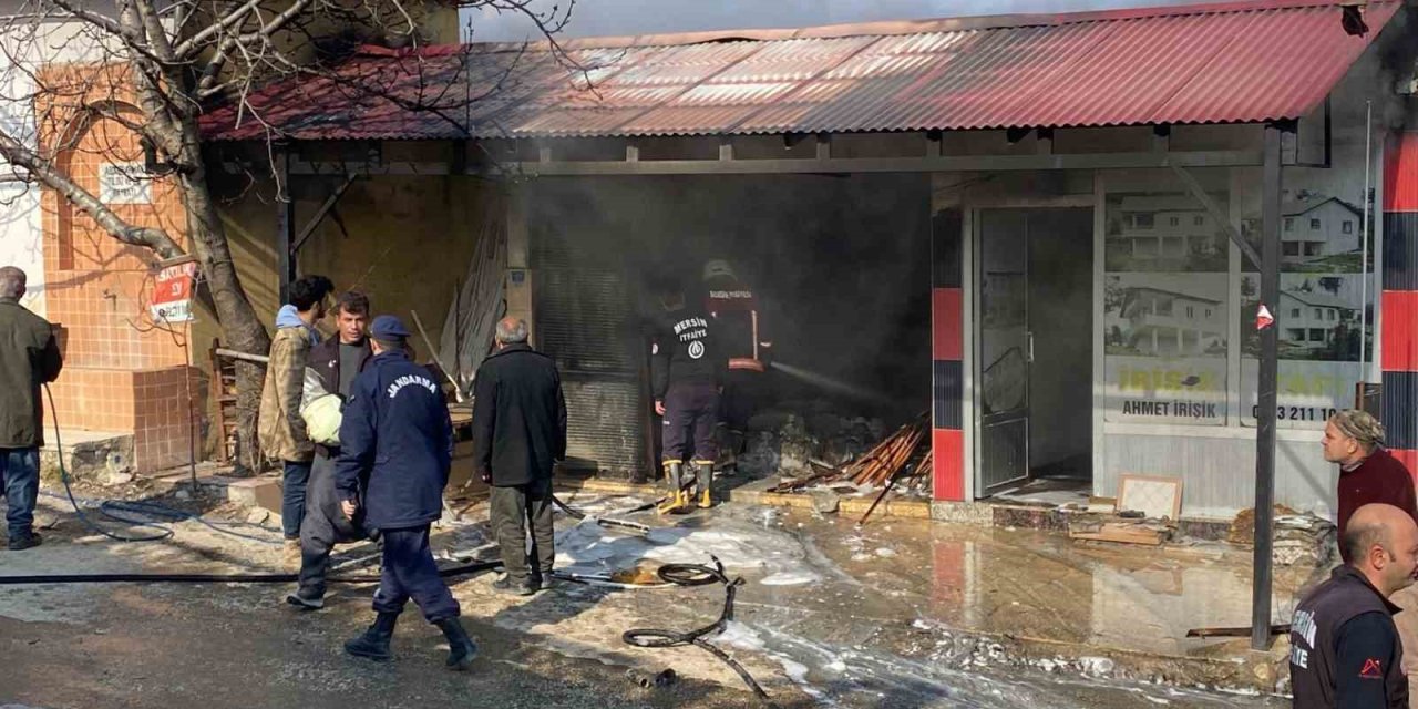 Çamlıyayla’da Korkutan Yangın