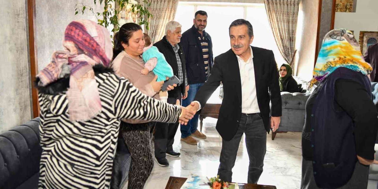 Başkan Ataç Depremzede Aileler İle Buluştu