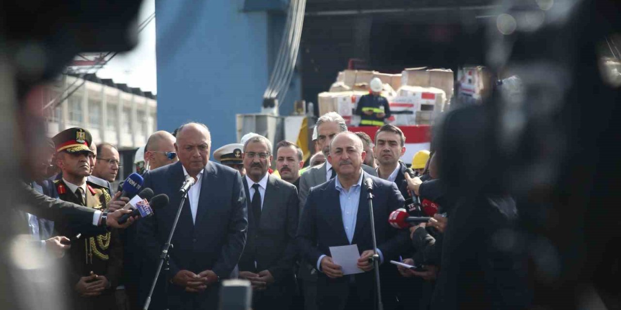 Mısır’dan Gelen Yardım Gemisi Mersin Limanına Ulaştı