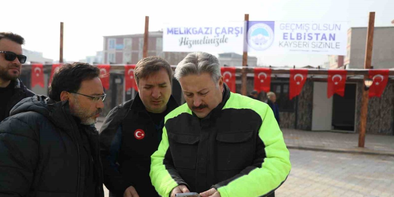 Melikgazi’nin Desteği İle Yapılan Elbistan Melikgazi Çarşı Hizmete Başladı