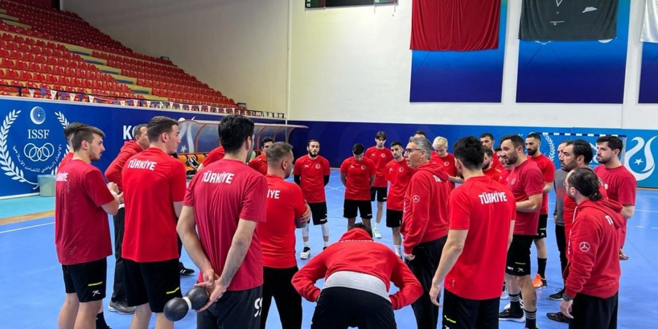 A Milli Erkek Hentbol Takımı’nda Lüksemburg Maçı Hazırlıkları Başladı