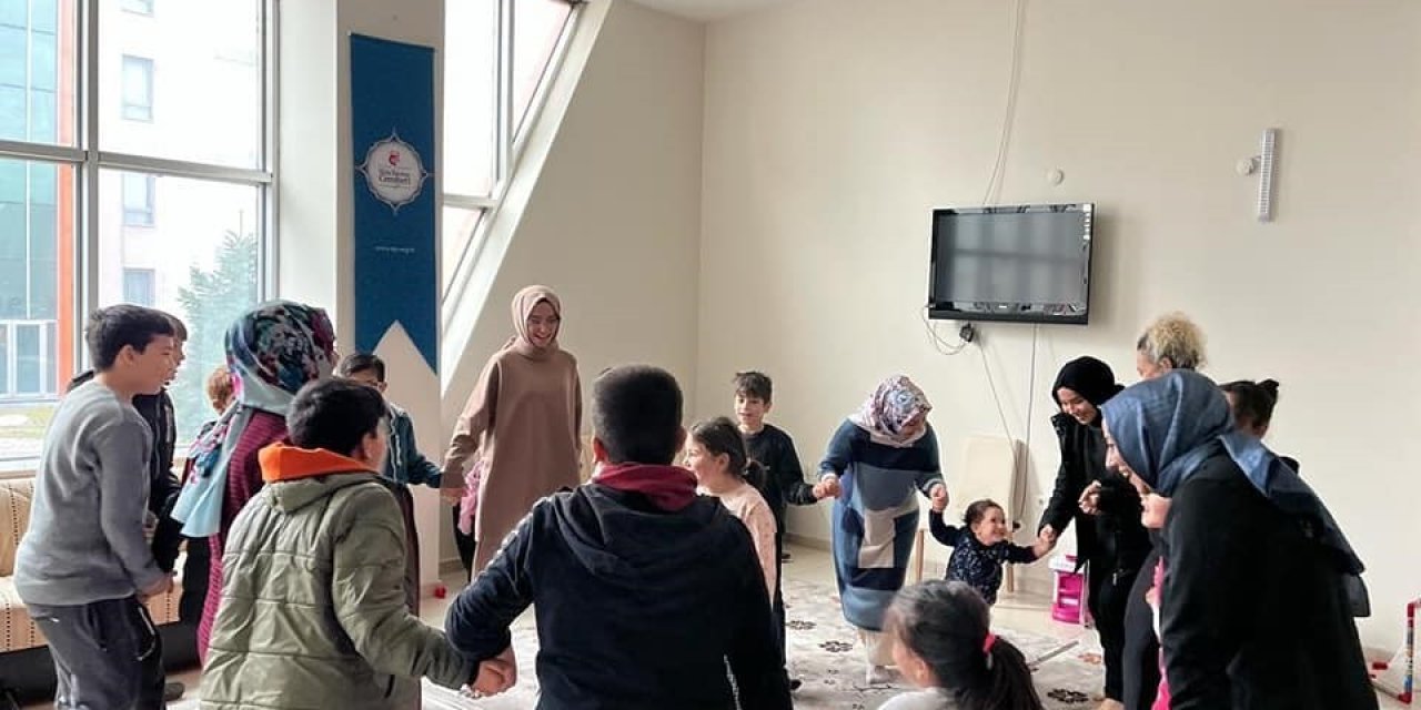 Büyükşehir’den Depremzede Çocuklara Psikolojik Destek