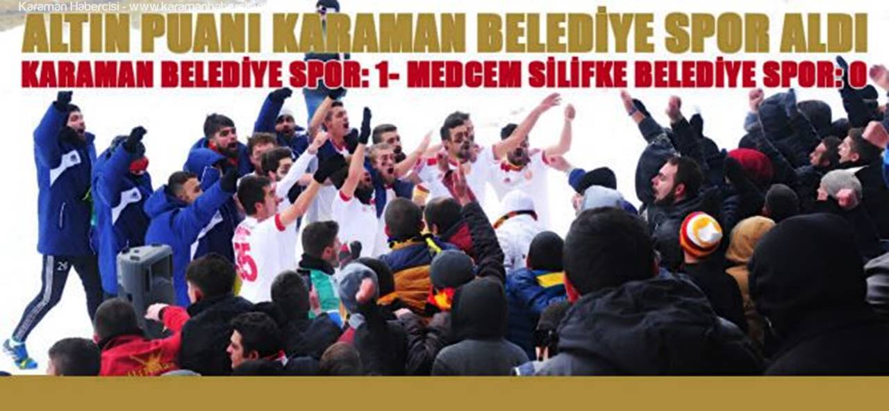 Karaman Belediyespor ile Medcem Silifke Belediye Spor Zirve İçin Yarıştı