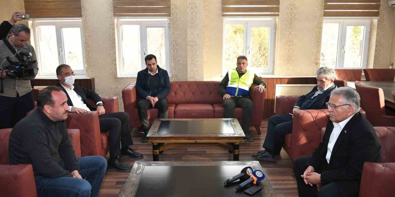 Başkan Büyükkılıç’tan İncesu’ya Geçmiş Olsun Ziyareti