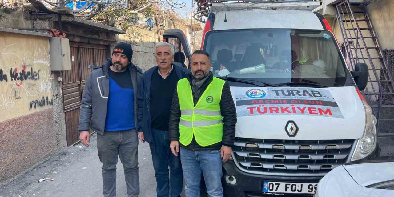 Türab’tan Deprem Bölgesine Çadır Desteği