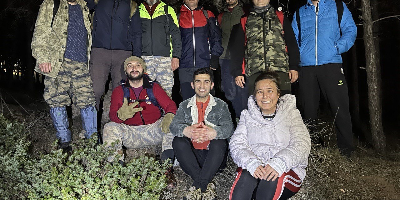 Doğa Tutkunlarından 10 Kilometrelik Gece Yürüyüşü