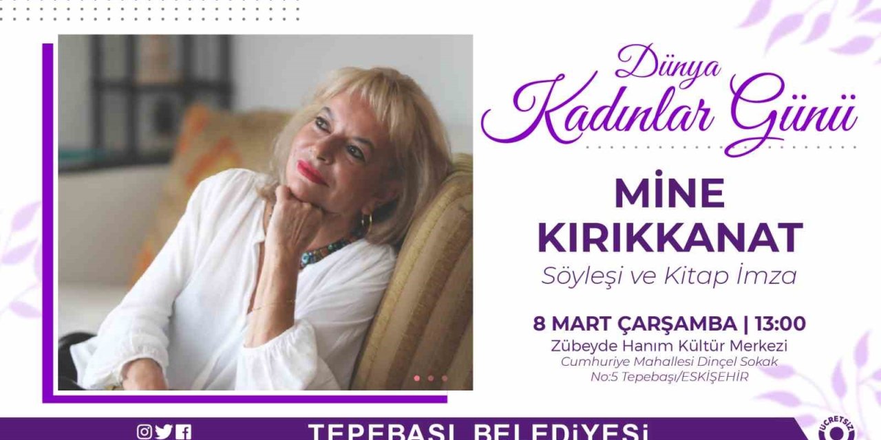 Mine Kırıkkanat Okurları İle Buluşacak