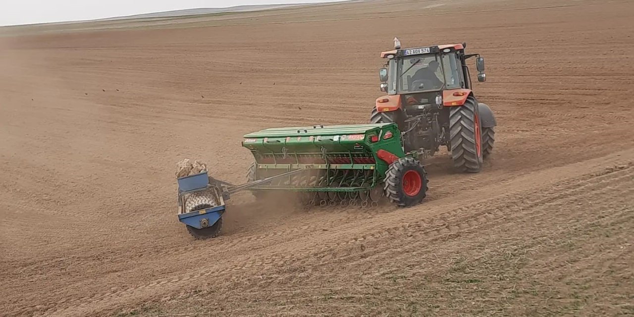 Kulu’da Baklagil Ekimleri Başladı