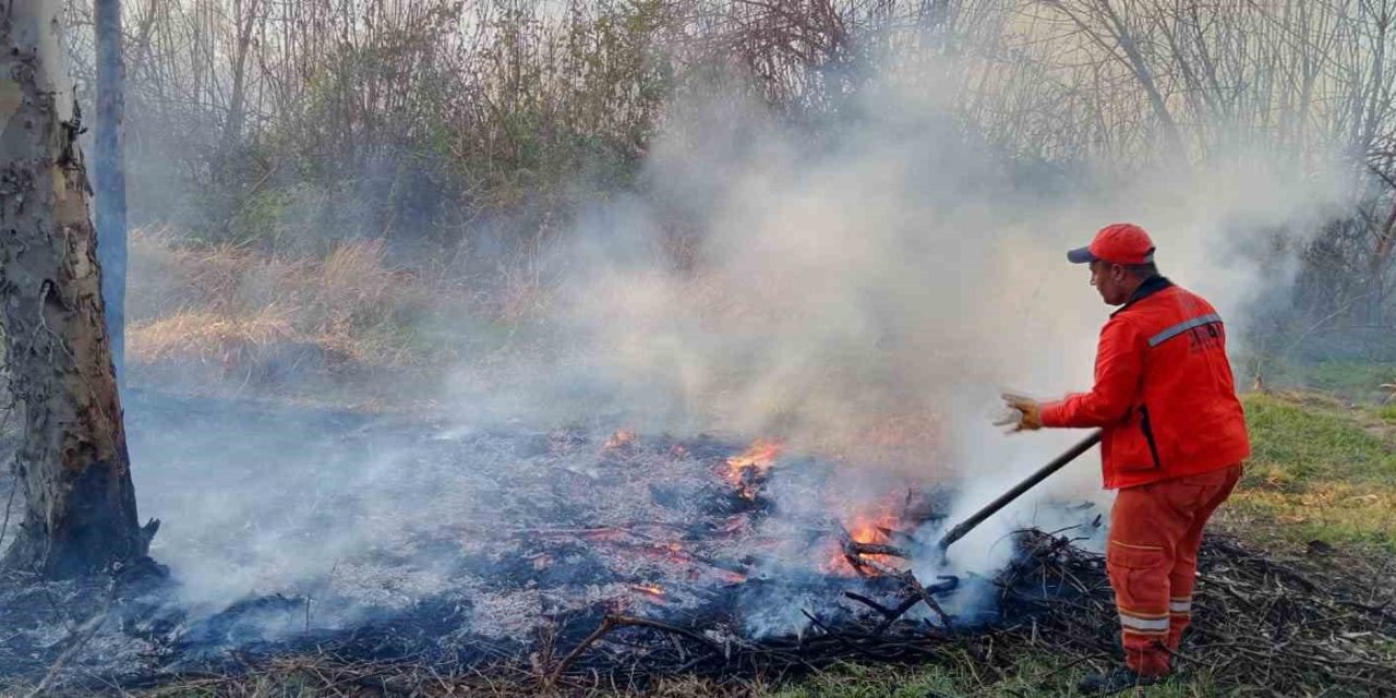 Ormanlık Alanda Çıkan Yangın Söndürüldü