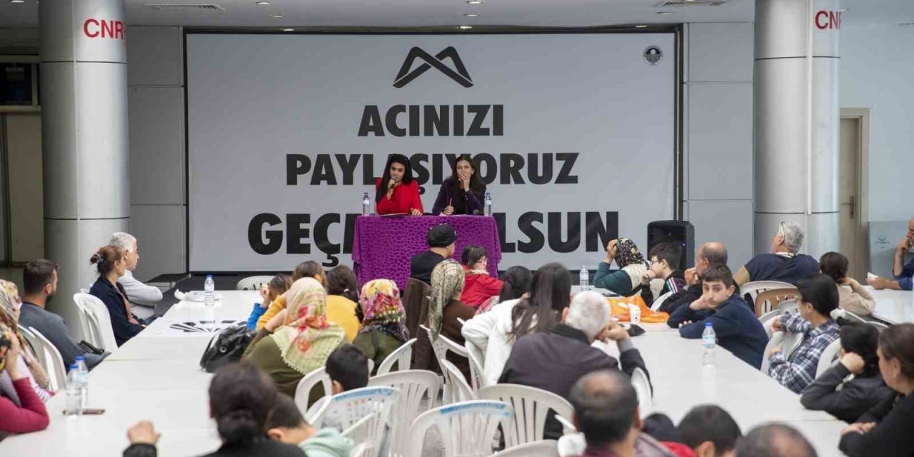 Mersin’de Depremzede Kadınlar Unutulmadı