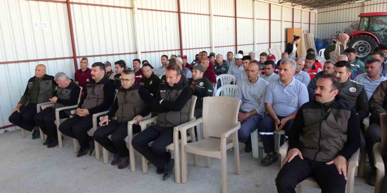 Yangın Personeli İşbaşı Eğitiminde İken Gelen Yangın İhbarı, Ekipleri Harekete Geçirdi