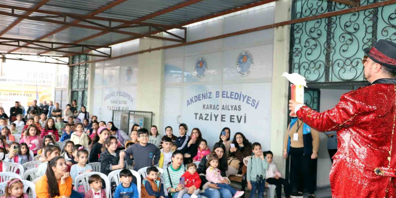 Akdeniz Belediyesinden Depremzede Çocuklara Özel Moral Etkinliği