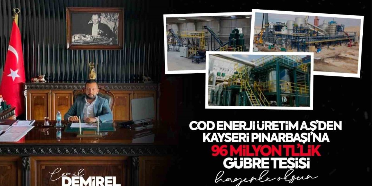 Pınarbaşı’na Gübre Tesisi