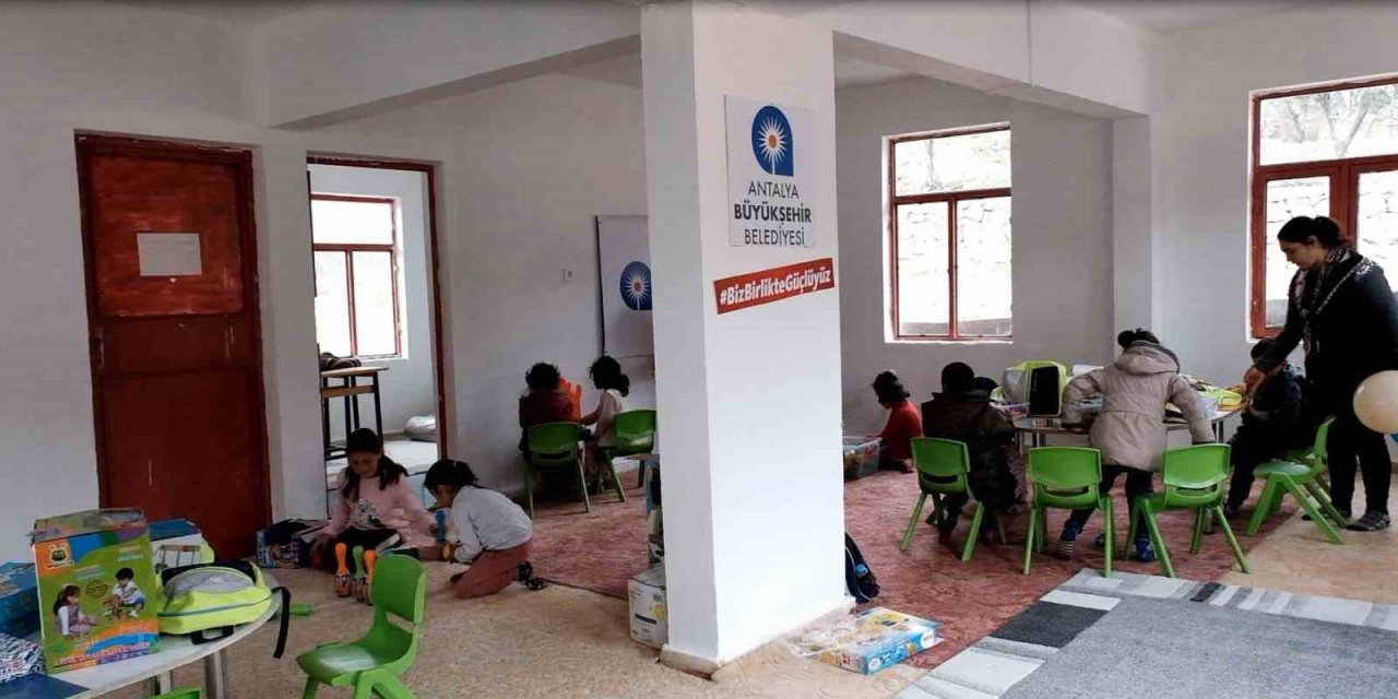 Antalya Büyükşehir Belediyesi İslahiye’de Kreş Açtı