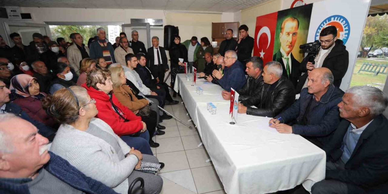 Başkan Tarhan, Mezitli’deki Hasarlı Binalarla İlgili Bilgilendirme Yaptı