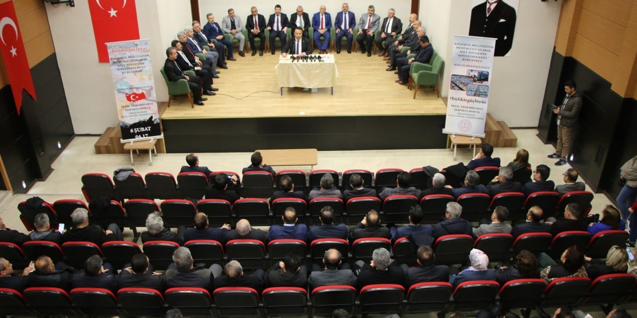 Eğitim Camiası Deprem Bölgesinde Konteyner Kent Kuracak