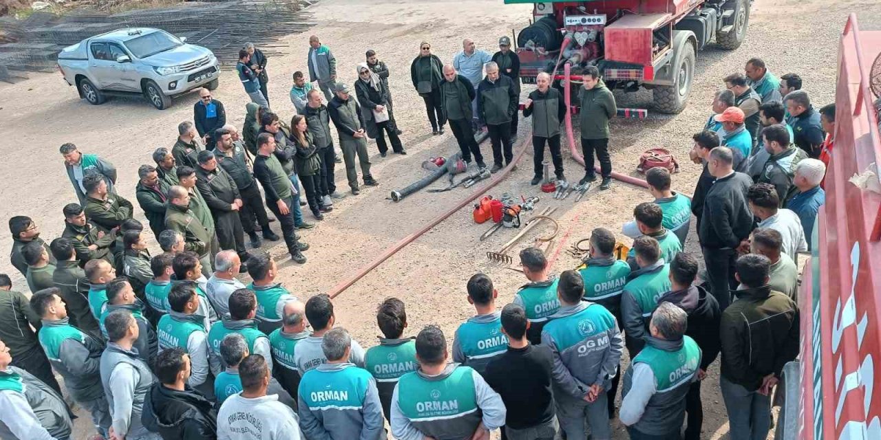 Yangın Ekibine İşbaşı Eğitimi Verildi