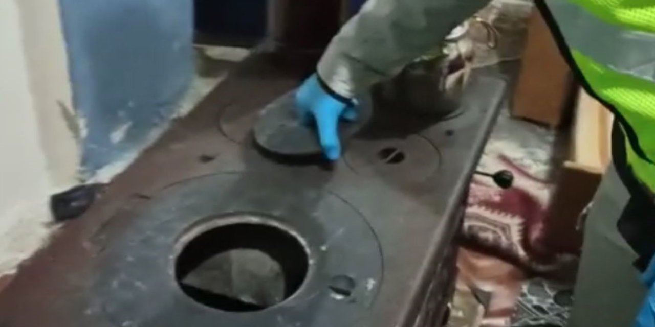 Detektör Köpekle Yapılan Operasyonda Sobanın İçinden Uyuşturucu Çıktı