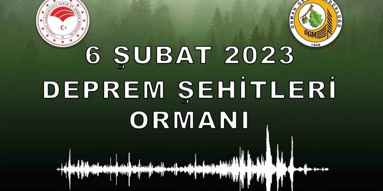 Bu Sene Fidanlar Deprem Şehitleri Adına Dikilecek