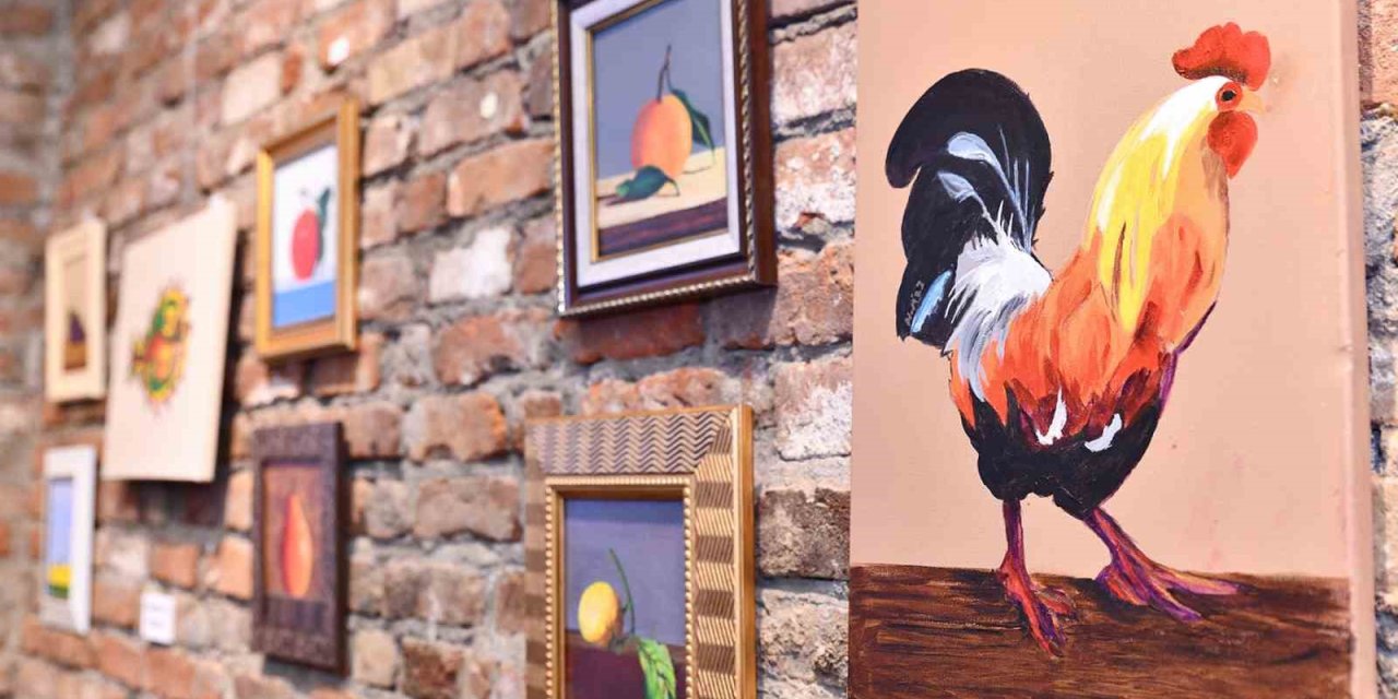 Metin Özöğüt Sakinlerinden Karma Resim Sergisi