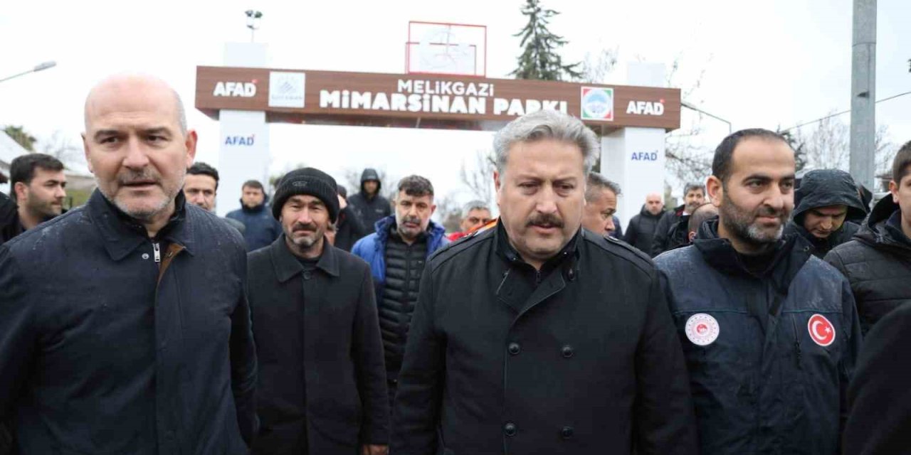 Başkan Palancıoğlu, Bakan Soylu İle Çarşıda İnceleme Yaptı