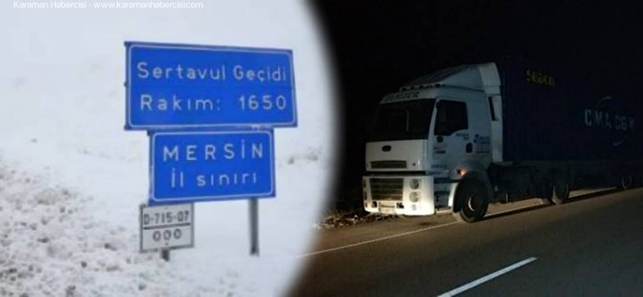 Karaman Mut Yolunda Son Durum