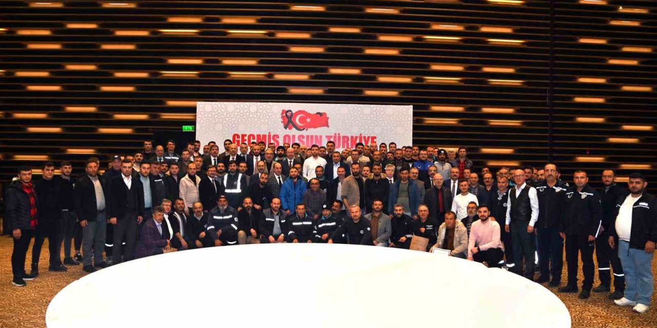 Selçuklu Belediyesinden Afet Bölgesinde Görev Alan Personele Vefa