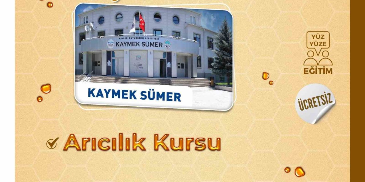 Büyükşehir Kaymek’ten Arıcılık Kursu